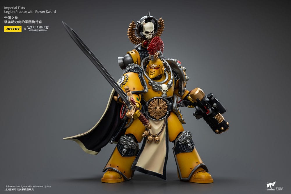 Warhammer The Horus Heresy Action Figure 1/18 Imperial Fists Legion Praetor with Power Sword 12 cm 6973130379138