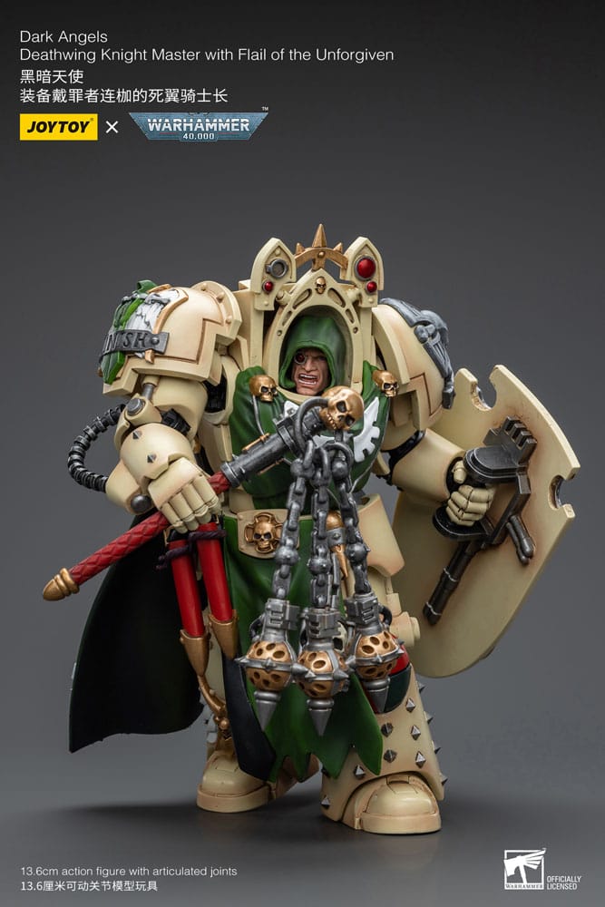 Warhammer 40k Action Figure 1/18 Dark Angels Deathwing Knight Master with Flail of the Unforgiven 12 cm 6973130379190