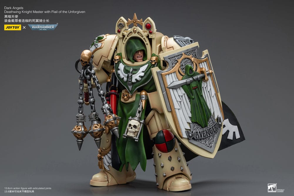 Warhammer 40k Action Figure 1/18 Dark Angels Deathwing Knight Master with Flail of the Unforgiven 12 cm 6973130379190