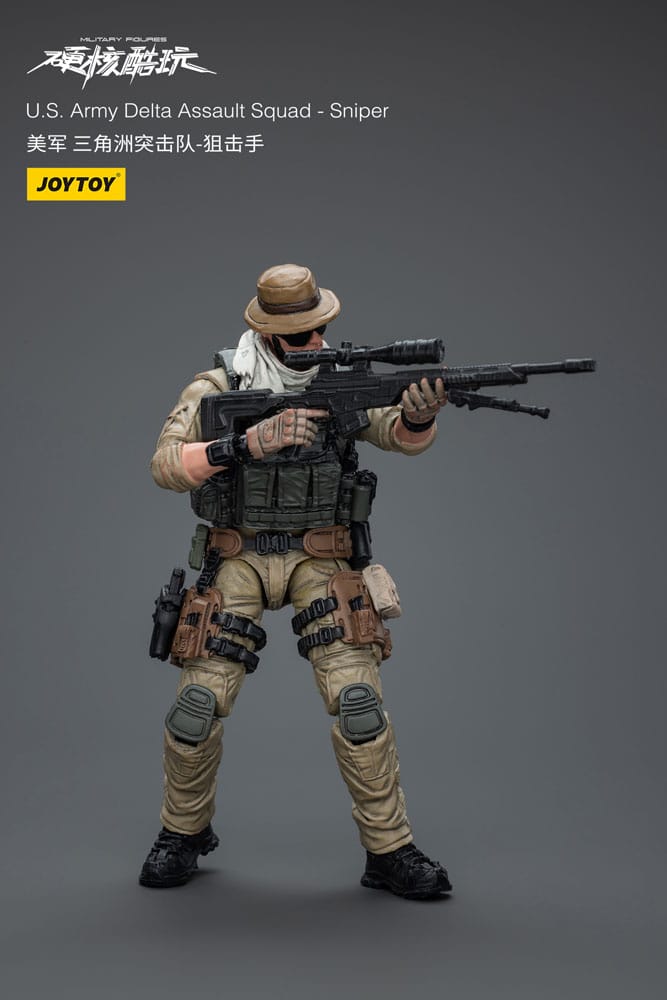 Hardcore Coldplay Action Figure 1/18 U.S. Army Delta Assault Squad Sniper 11 cm 6973130379527