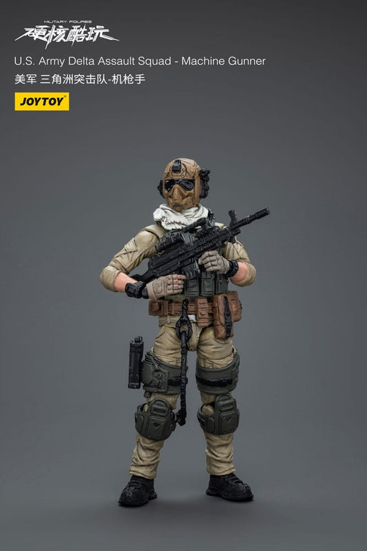 Hardcore Coldplay Action Figure 1/18 U.S. Army Delta Assault Squad Machine Gunner 11 cm 6973130379565