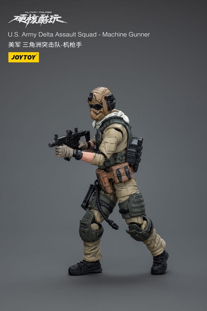 Hardcore Coldplay Action Figure 1/18 U.S. Army Delta Assault Squad Machine Gunner 11 cm 6973130379565