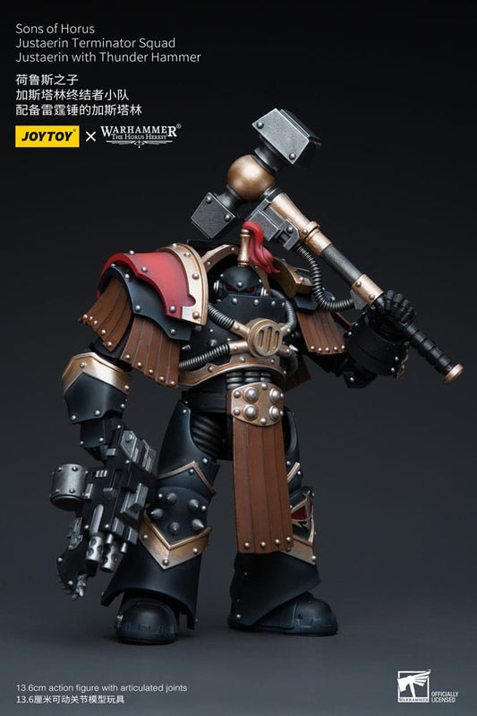 Warhammer The Horus Heresy Action Figure 1/18 Sons of Horus Justaerin Terminator Squad Justaerin with Thunder Hammer 12 cm 6973130379732