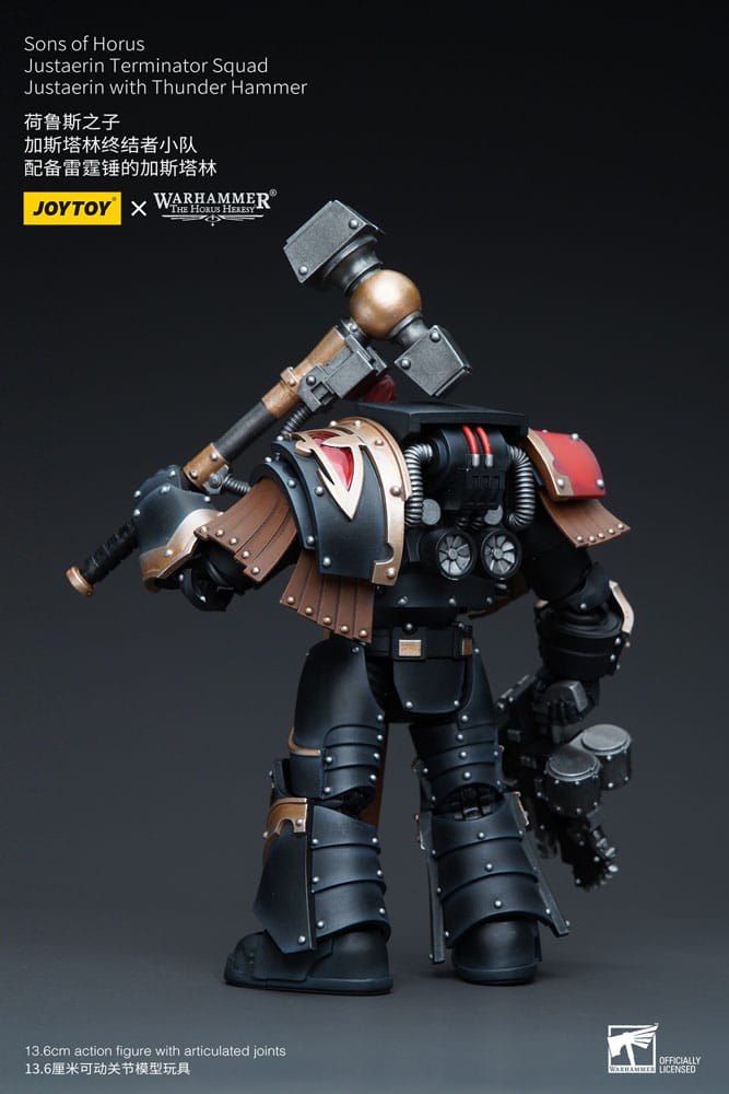 Warhammer The Horus Heresy Action Figure 1/18 Sons of Horus Justaerin Terminator Squad Justaerin with Thunder Hammer 12 cm 6973130379732