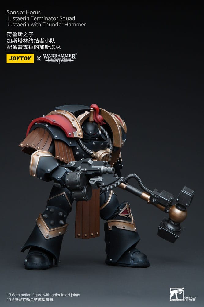 Warhammer The Horus Heresy Action Figure 1/18 Sons of Horus Justaerin Terminator Squad Justaerin with Thunder Hammer 12 cm 6973130379732