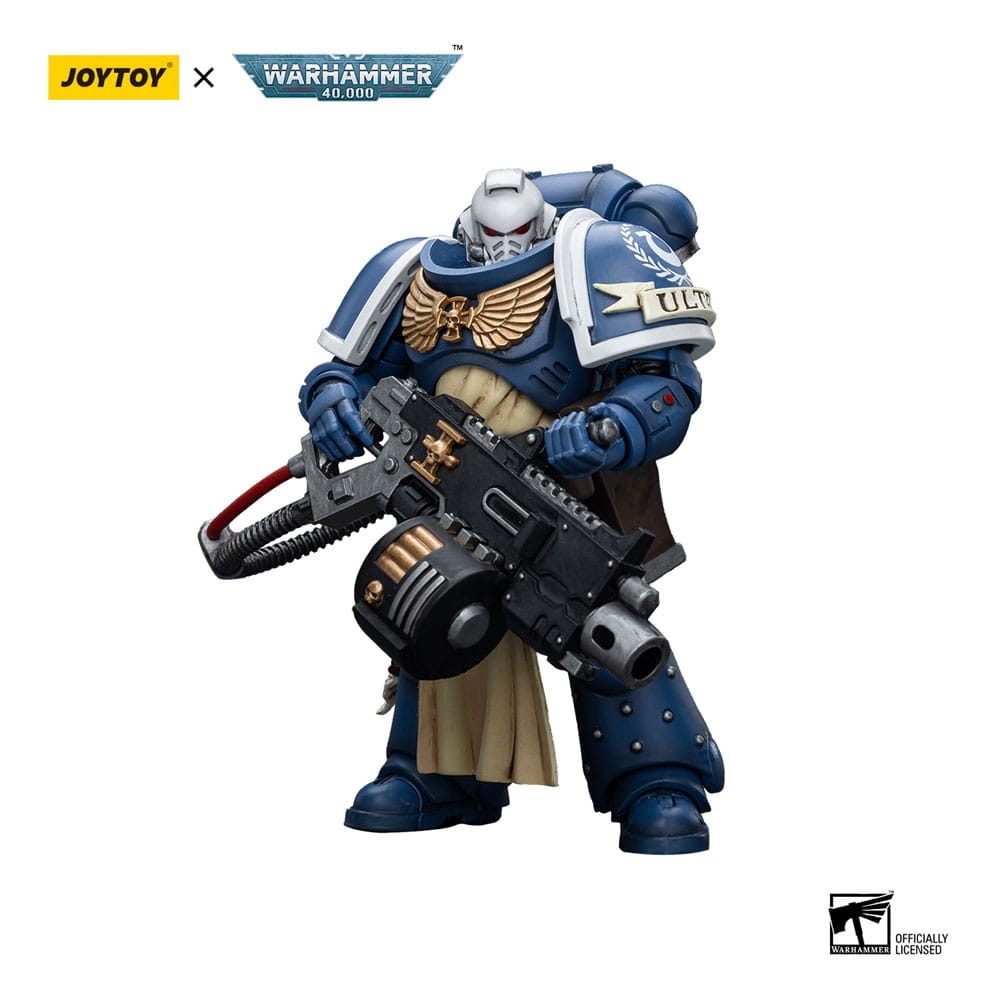 Warhammer 40k Action Figure 1/18 Ultramarines Sternguard Veteran with Heavy Bolter 12 cm 6973130379848