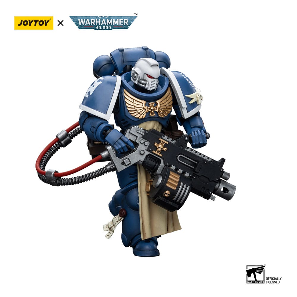 Warhammer 40k Action Figure 1/18 Ultramarines Sternguard Veteran with Heavy Bolter 12 cm 6973130379848