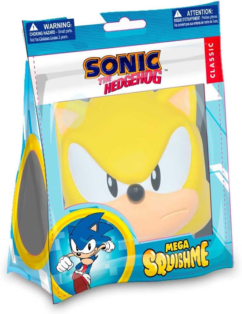 Sonic the Hedgehog Mega Squishme Anti-Stress Figure Super Sonic 15 cm 0793591249575