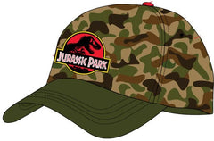 Jurassic Park Curved Bill Cap Camo 5056688575489