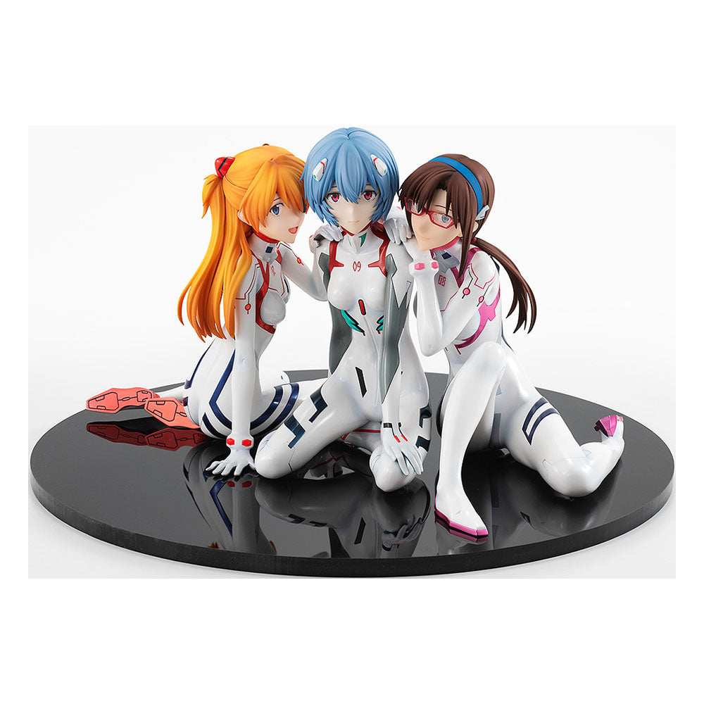 Evangelion: 3.0+1.0 Thrice Upon a Time PVC Statue 1/8 Asuka/Rei/Mari: Newtype Cover Ver. 4541993107551