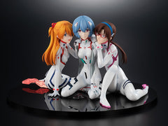 Evangelion: 3.0+1.0 Thrice Upon a Time PVC Statue 1/8 Asuka/Rei/Mari: Newtype Cover Ver. 4541993107551