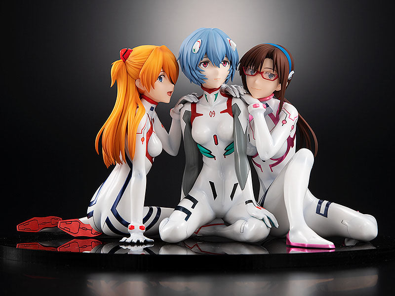 Evangelion: 3.0+1.0 Thrice Upon a Time PVC Statue 1/8 Asuka/Rei/Mari: Newtype Cover Ver. 4541993107551