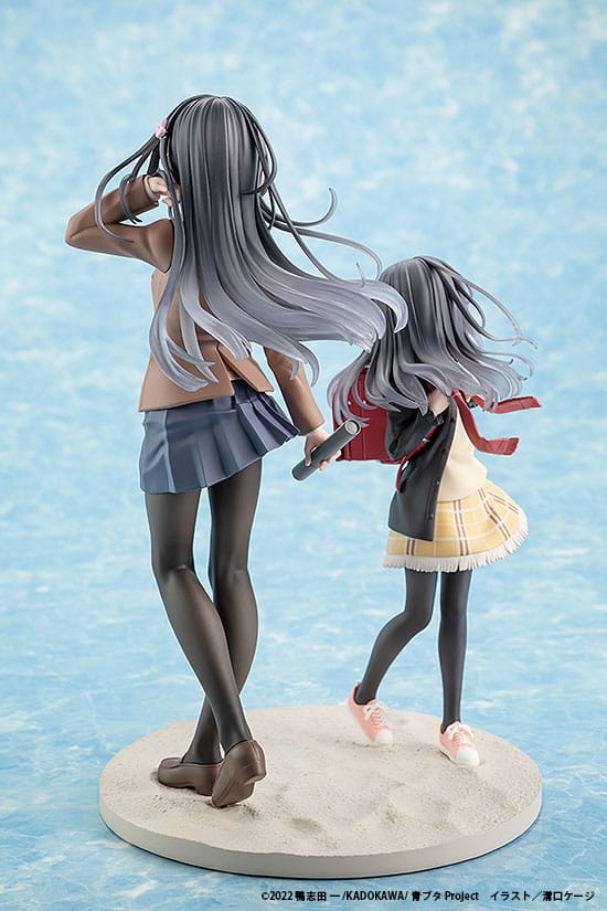 Rascal Does Not Dream of a Knapsack Kid PVC Statue Mai Sakurajima High School Graduation Ver. & Knapsack Kid 19 cm 4942330240762