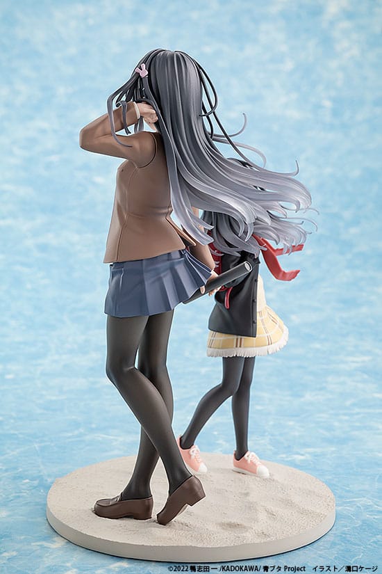 Rascal Does Not Dream of a Knapsack Kid PVC Statue Mai Sakurajima High School Graduation Ver. & Knapsack Kid 19 cm 4942330240762