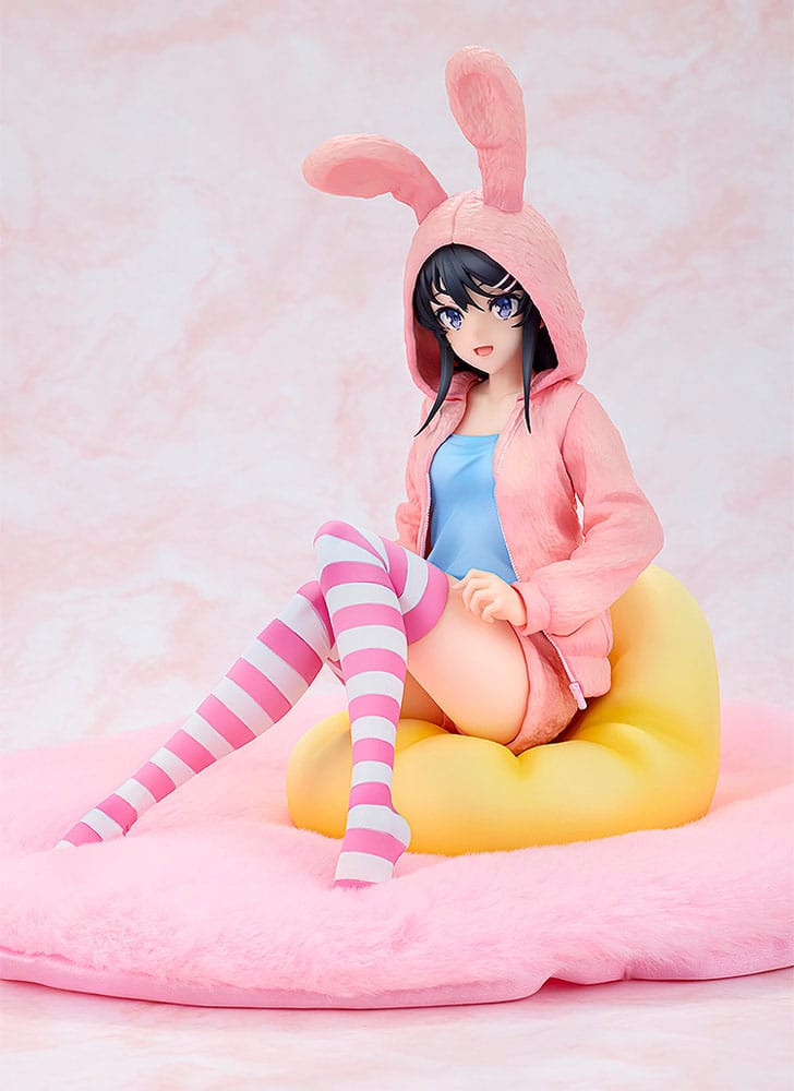 Rascal Does Not Dream of a Knapsack Kid PVC Statue 1/7 Mai Sakurajima Hoodie Look Rabbit Ears Ver. 18 cm 4942330302460