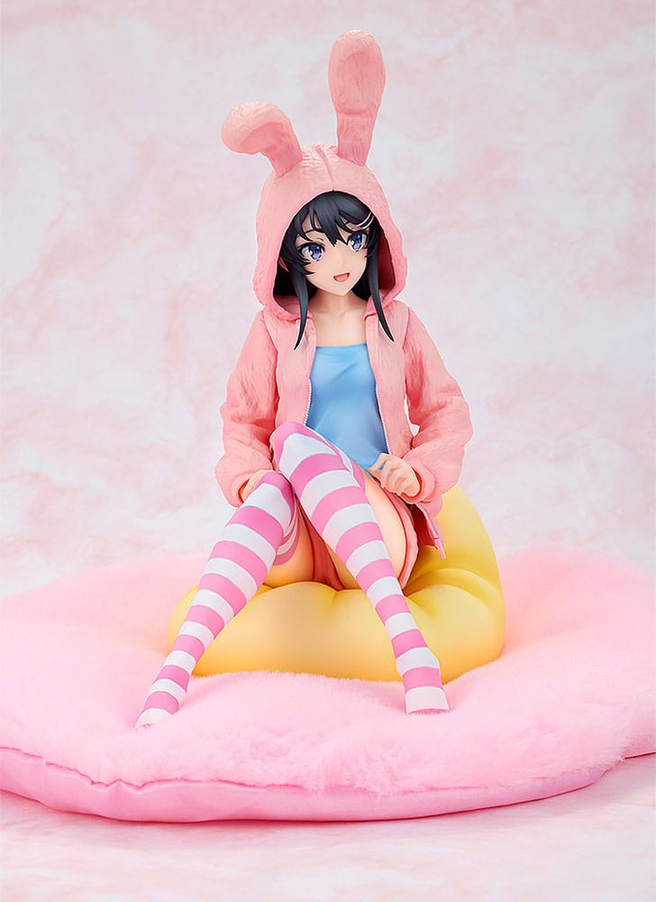 Rascal Does Not Dream of a Knapsack Kid PVC Statue 1/7 Mai Sakurajima Hoodie Look Rabbit Ears Ver. 18 cm 4942330302460