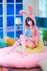 Rascal Does Not Dream of a Knapsack Kid PVC Statue 1/7 Mai Sakurajima Hoodie Look Rabbit Ears Ver. 18 cm 4942330302460