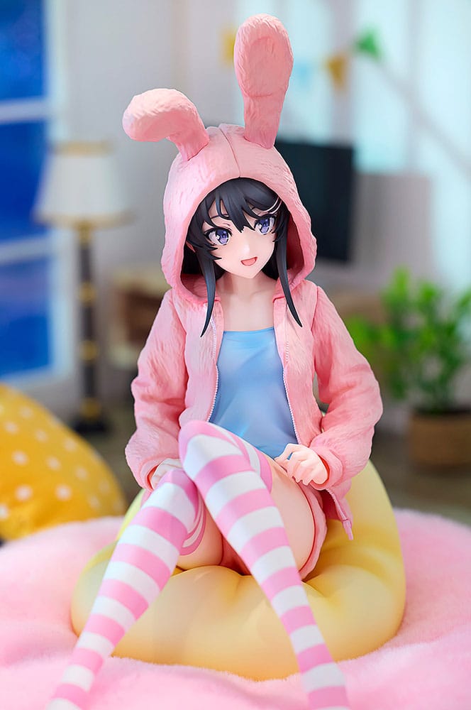 Rascal Does Not Dream of a Knapsack Kid PVC Statue 1/7 Mai Sakurajima Hoodie Look Rabbit Ears Ver. 18 cm 4942330302460