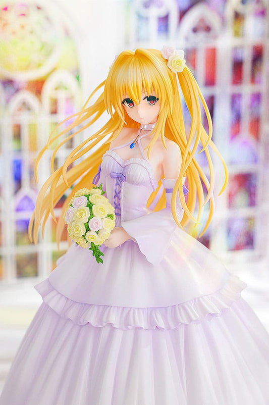 To Love-Ru Darkness PVC Statue 1/7 Golden Darkness Wedding Dress Ver. 23 cm 4935228597901