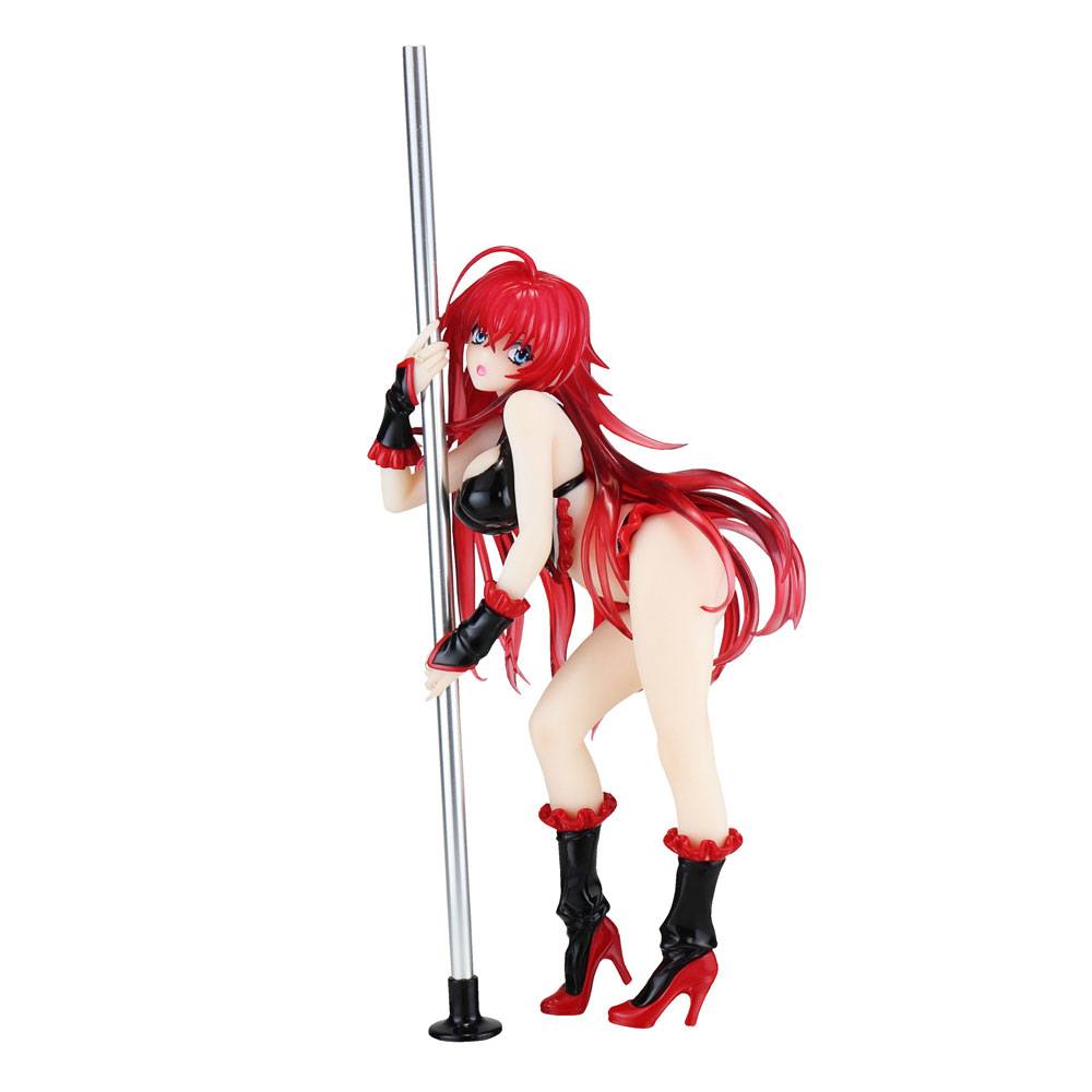 High School DxD Statue 1/7 Rias Gremory Pole Dance Ver. Black Color 20 cm 4560266125702