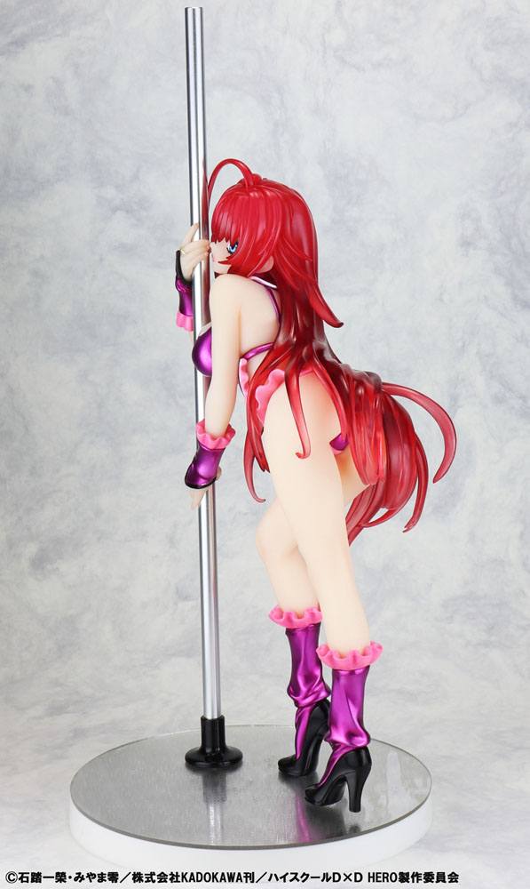 High School DxD Statue 1/7 Rias Gremory Pole Dance Ver. Purple Color 20 cm 4560266125719