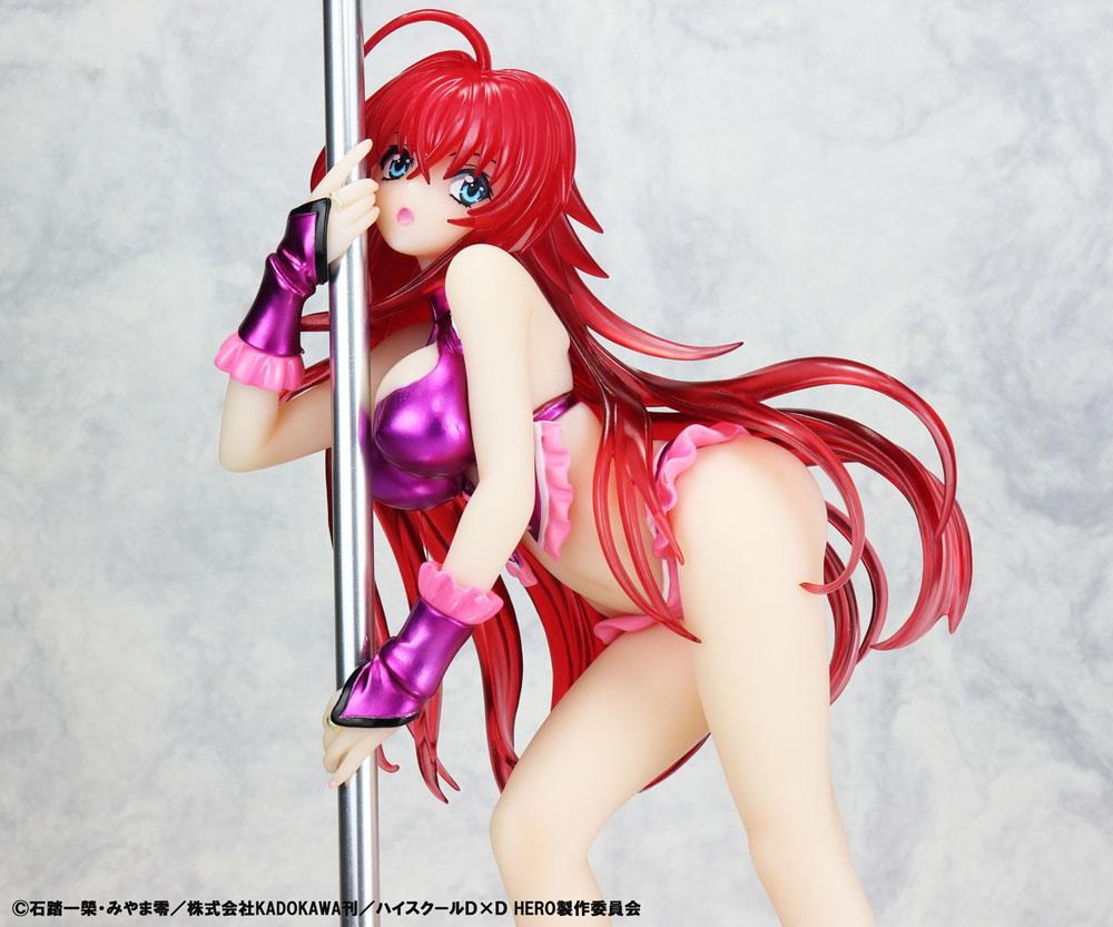 High School DxD Statue 1/7 Rias Gremory Pole Dance Ver. Purple Color 20 cm 4560266125719