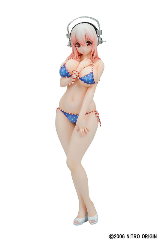 Nitro Super Sonic PVC Statue 1/6 Super Sonico Paisura Bikini Ver. Re-Run 28 cm 4560266125894