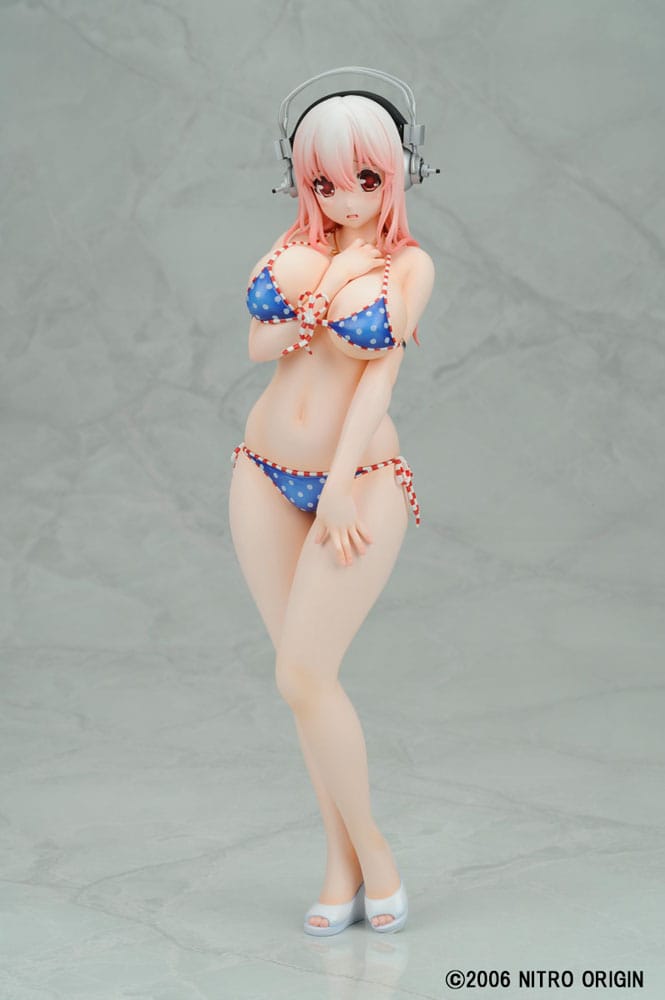 Nitro Super Sonic PVC Statue 1/6 Super Sonico Paisura Bikini Ver. Re-Run 28 cm 4560266125894