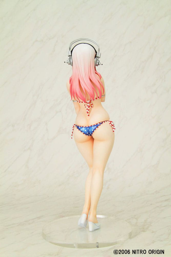 Nitro Super Sonic PVC Statue 1/6 Super Sonico Paisura Bikini Ver. Re-Run 28 cm 4560266125894