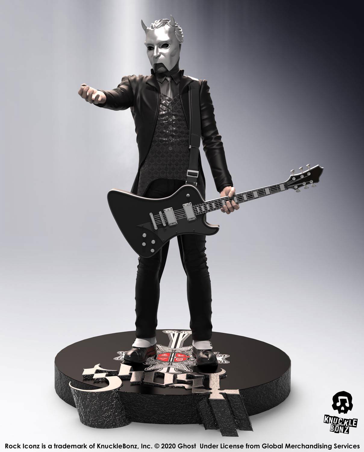 Ghost Rock Iconz Statue Nameless Ghoul (Black Guitar) Limited Edition 22 cm 0655646625089