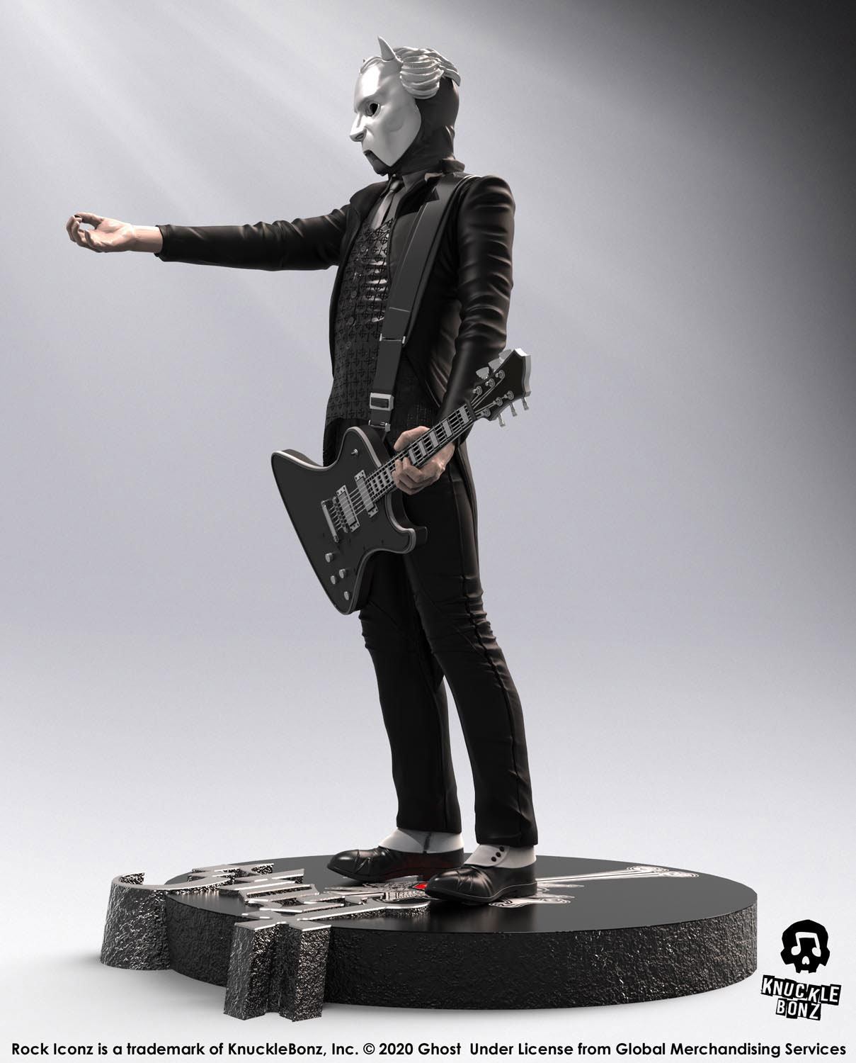 Ghost Rock Iconz Statue Nameless Ghoul (Black Guitar) Limited Edition 22 cm 0655646625089