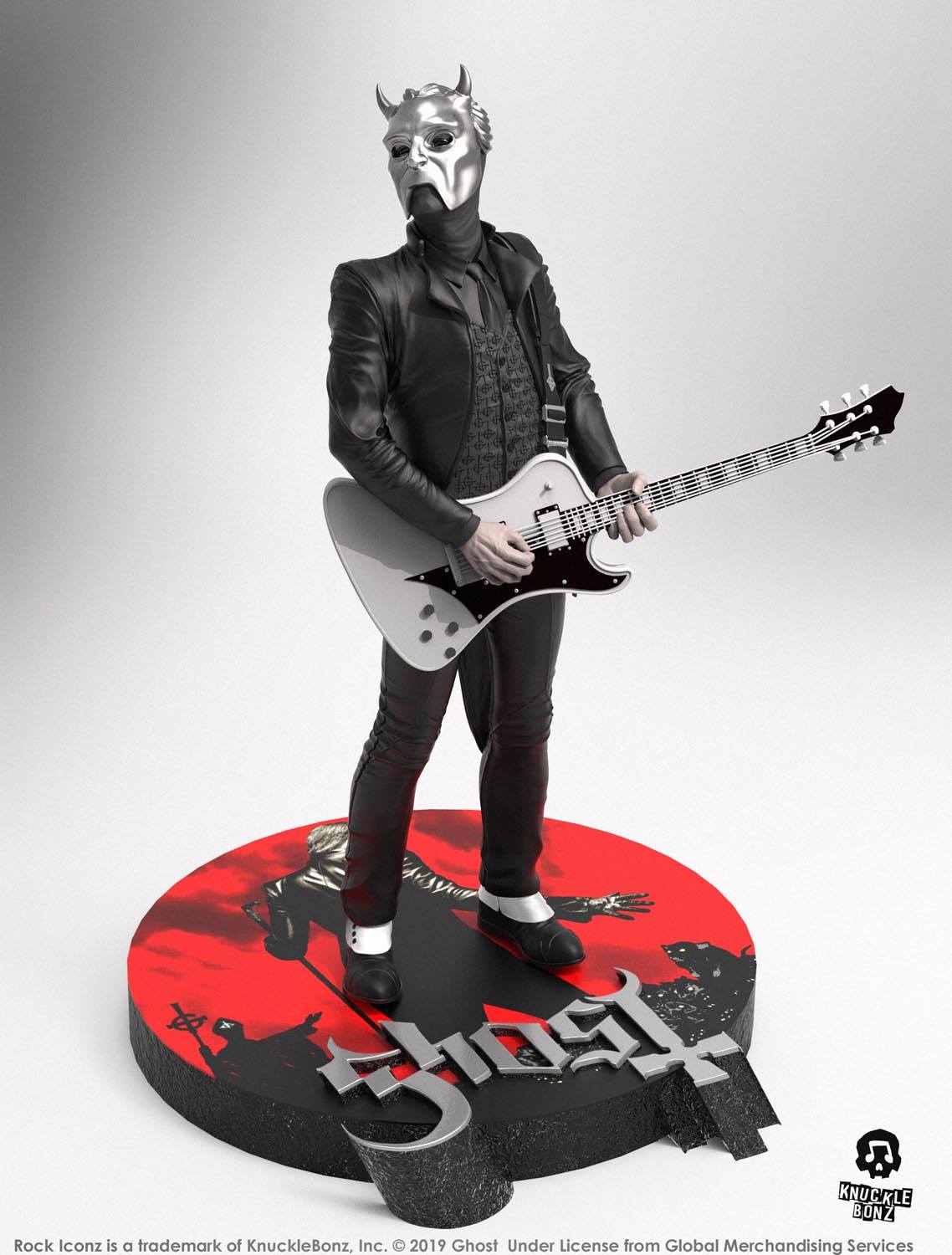 Ghost Rock Iconz Statue Nameless Ghoul (White Guitar) Limited Edition 22 cm 0655646625096