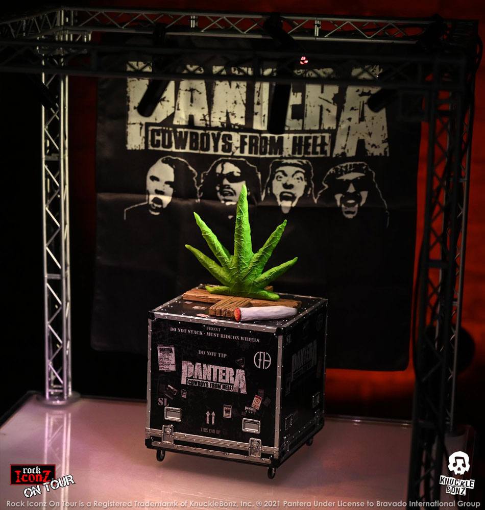 Pantera Rock Ikonz Cowboys From Hell On Tour Road Case Statue + Stage Backdrop 0785571595130