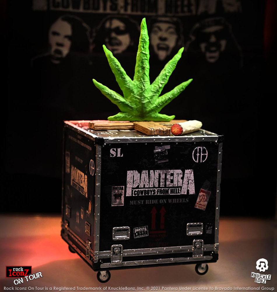 Pantera Rock Ikonz Cowboys From Hell On Tour Road Case Statue + Stage Backdrop 0785571595130