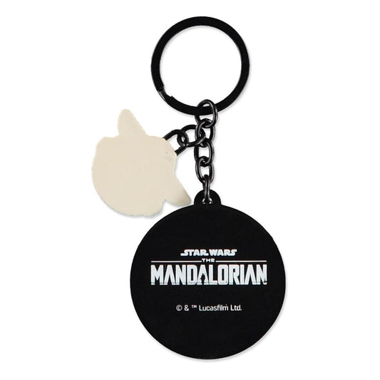 Star Wars: The Mandalorian Rubber Keychain Mandalorian & Grogu 8718526132717