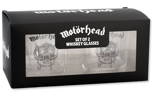 Motorhead Whiskey Shot Glasses 2-Pack 4039103739896