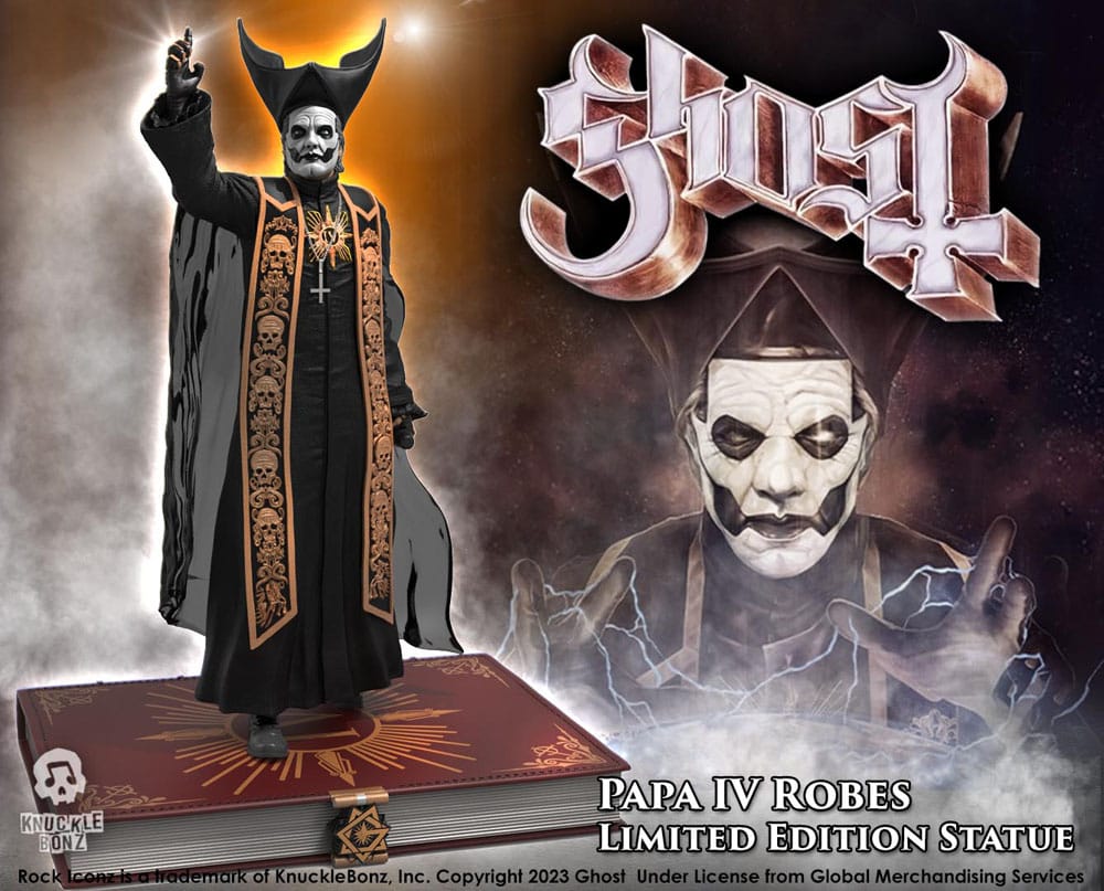 Ghost Rock Iconz Statue 1/9 Papa Emeritus IV (Black Robes) 22 cm 0785571595697