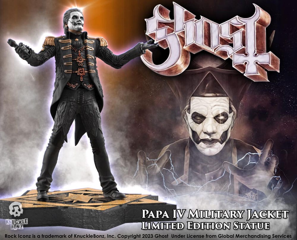 Ghost Rock Iconz Statue 1/9 Papa Emeritus IV (Military Jacket) 22 cm 0785571595680