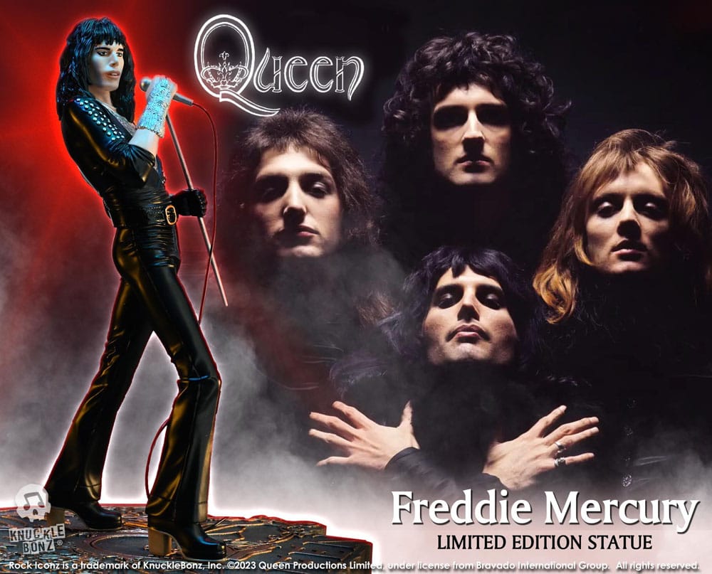 Queen Rock Iconz Statue Freddie Mercury II (Sheer Heart Attack Era) 23 cm 0785571595550