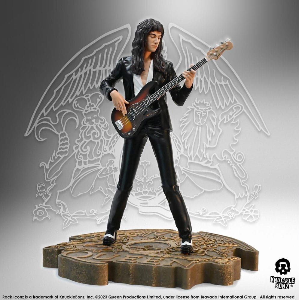 Queen Rock Iconz Statue John Deacon II (Sheer Heart Attack Era) 23 cm 0785571595581