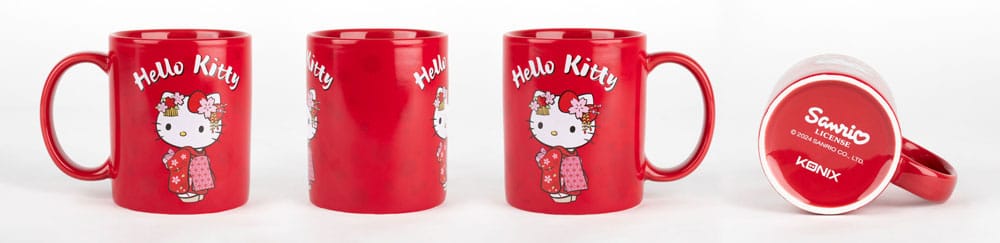 Sanrio Heat Change Mug Hello Kitty Kimono 320 ml 3328170019750