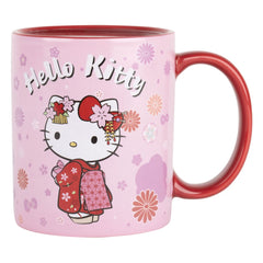 Sanrio Heat Change Mug Hello Kitty Kimono 320 ml 3328170019750