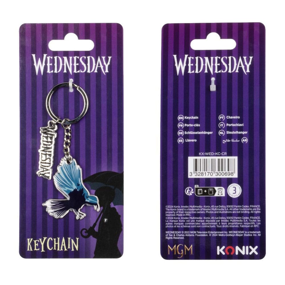 Wednesday Keychain Crow 3328170300698