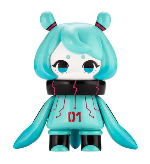 Hinomoto Heavy Industries Action Figure Ocean Exploration Robot Denshitako No. 3 Hatsune Miku Color Ver. 9 cm 4934054046263