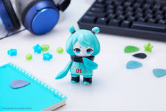 Hinomoto Heavy Industries Action Figure Ocean Exploration Robot Denshitako No. 3 Hatsune Miku Color Ver. 9 cm 4934054046263