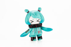 Hinomoto Heavy Industries Action Figure Ocean Exploration Robot Denshitako No. 3 Hatsune Miku Color Ver. 9 cm 4934054046263