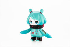 Hinomoto Heavy Industries Action Figure Ocean Exploration Robot Denshitako No. 3 Hatsune Miku Color Ver. 9 cm 4934054046263