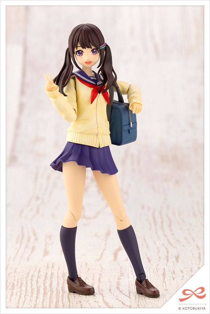 Sousai Shojo Teien Plastic Model Kit 1/10 Madoka Yuki Touou High School Winter Clothes 15 cm 4934054011599