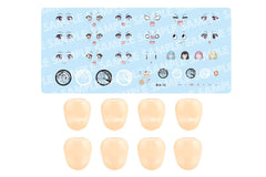 Sousai Shojo Teien Model Kit Accesoory Set 1/10 Customized Face & Decal Set Vol. 5 Designed by Raguhonoerika For Madoka Yuki A 4934054066131