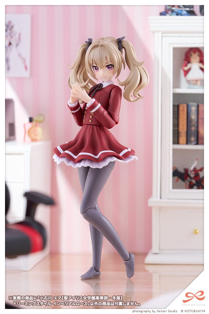 Sousai Shojo Teien Plastic Model Kit 1/10 Emma Koishikawa (St. Iris Gakuen Girl´s High School Winter Clothes) Dreaming Style Imperial Rose 14 cm 4934054066452